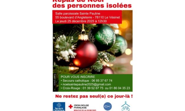 Inscriptions pour le déjeuner de Noël du 25 décembre